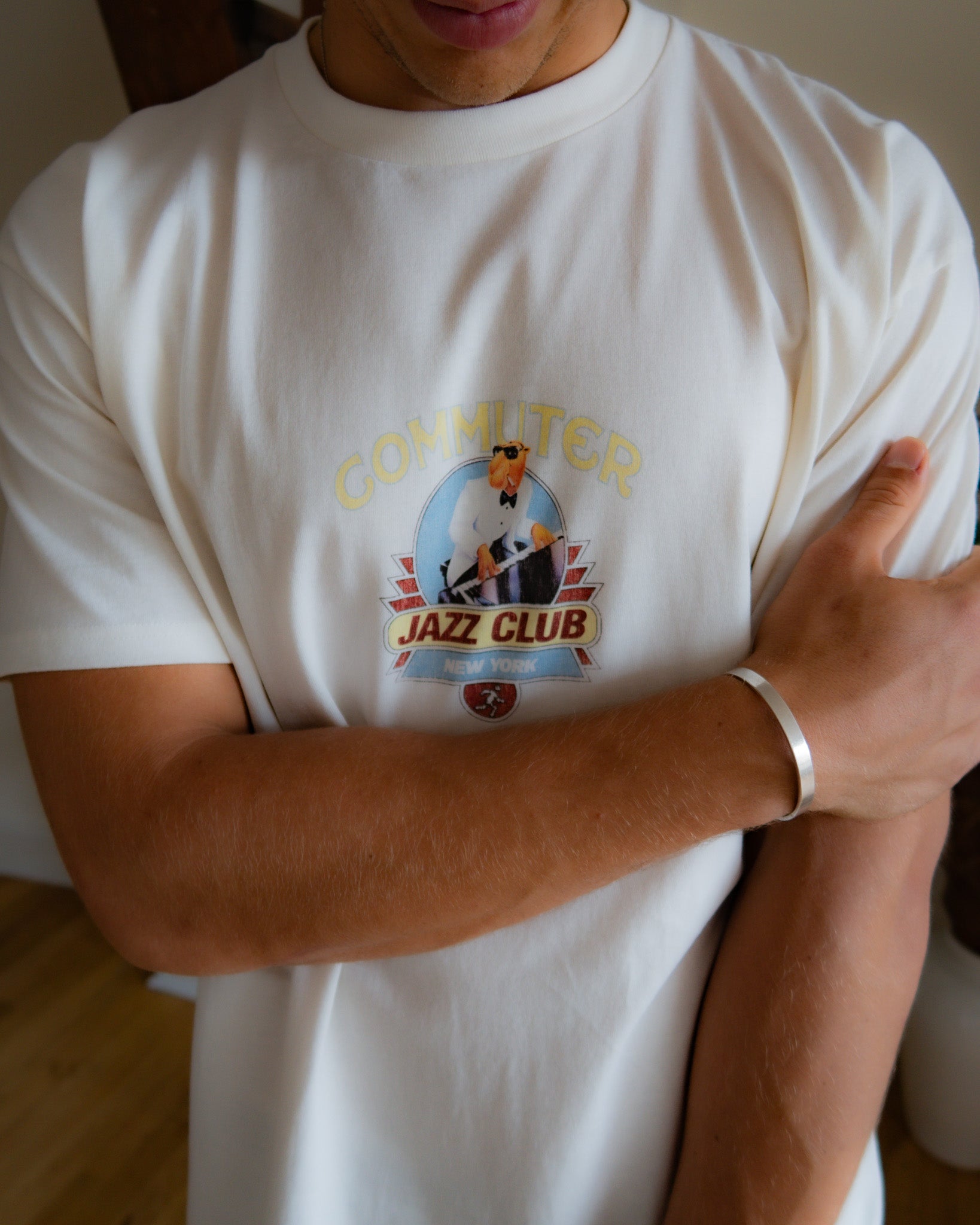 Jazz Club Tee - Cream