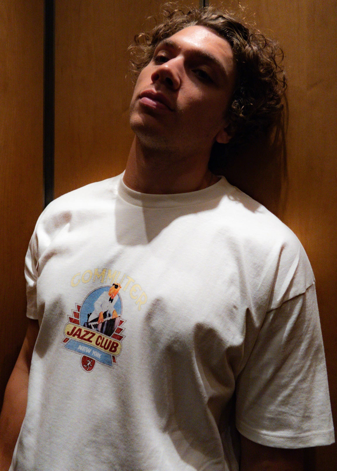 Jazz Club Tee - Cream