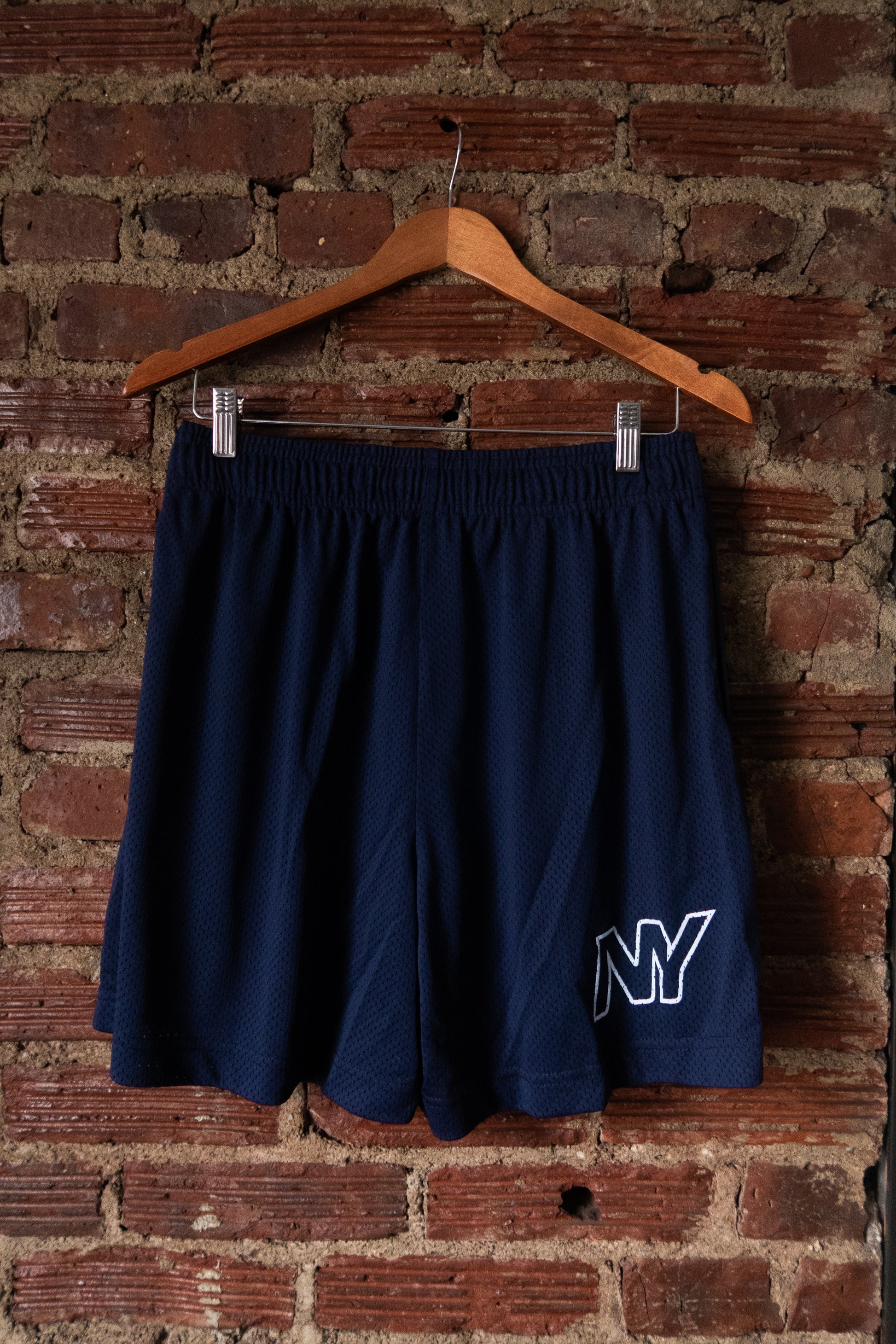 "NY" Mesh Shorts - Navy