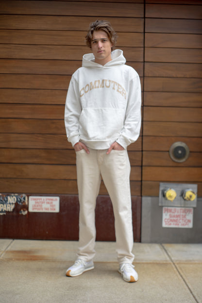 Collegiate Hood - White/Sand