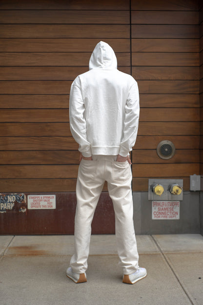 Collegiate Hood - White/Sand