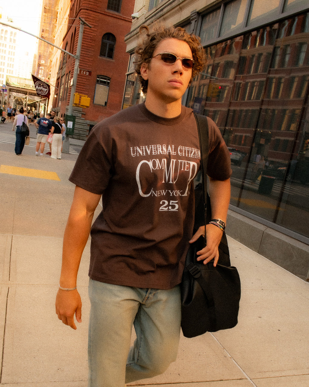 Universal Citizen Tee - Chocolate Brown