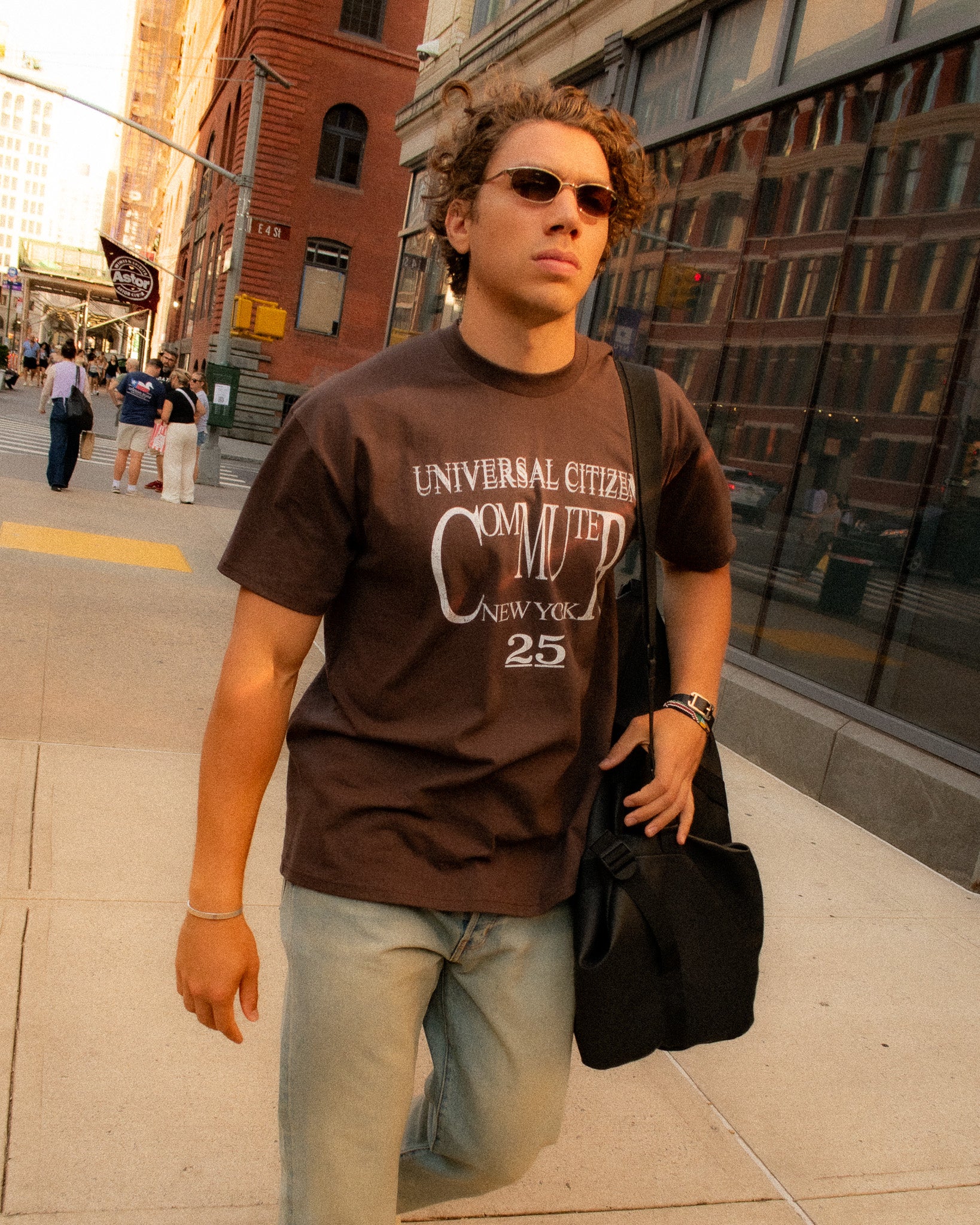 Universal Citizen Tee - Chocolate Brown