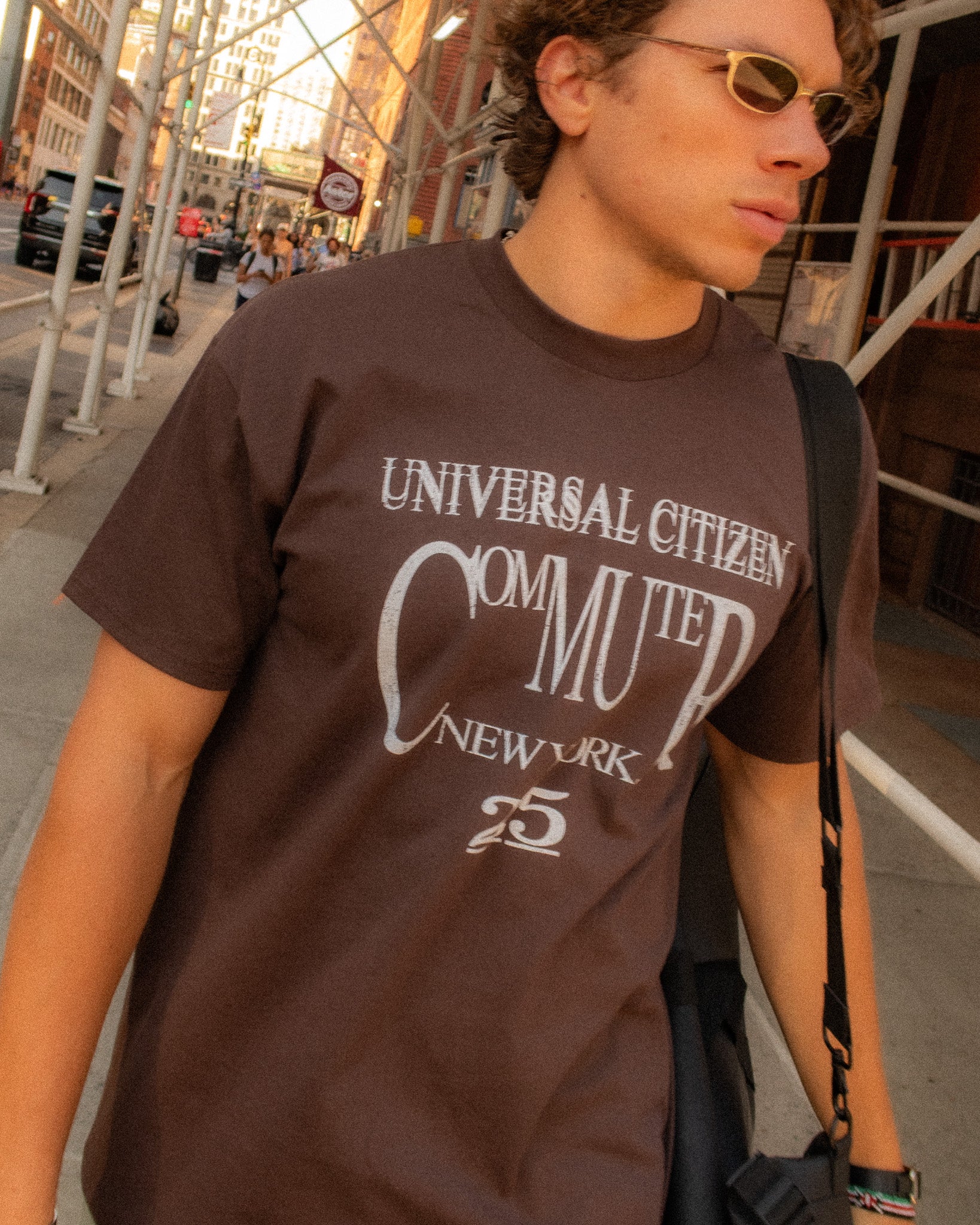 Universal Citizen Tee - Chocolate Brown