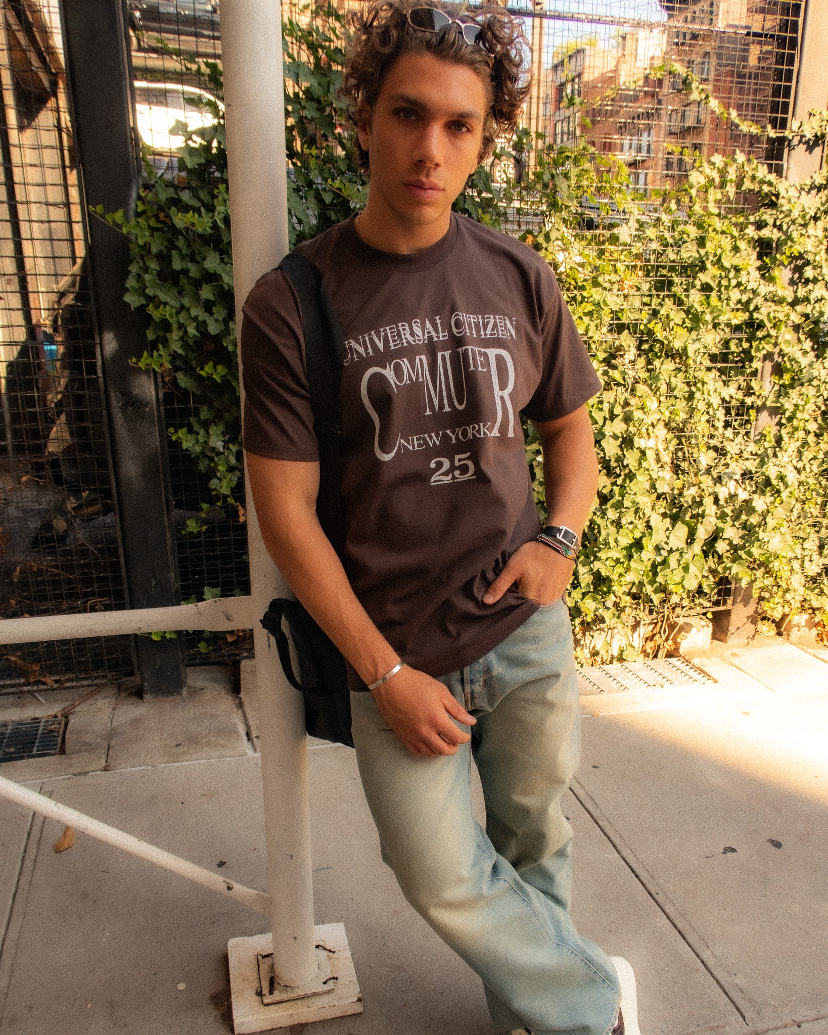 Universal Citizen Tee - Chocolate Brown