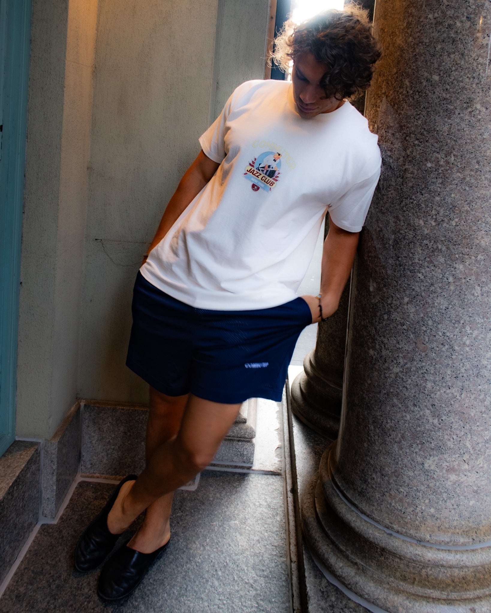 Jazz Club Tee - Cream