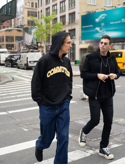 Collegiate Hood - Black/Dull Yellow